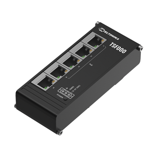 Teltonika TSF000 flacher Netzwerk Switch PoE+