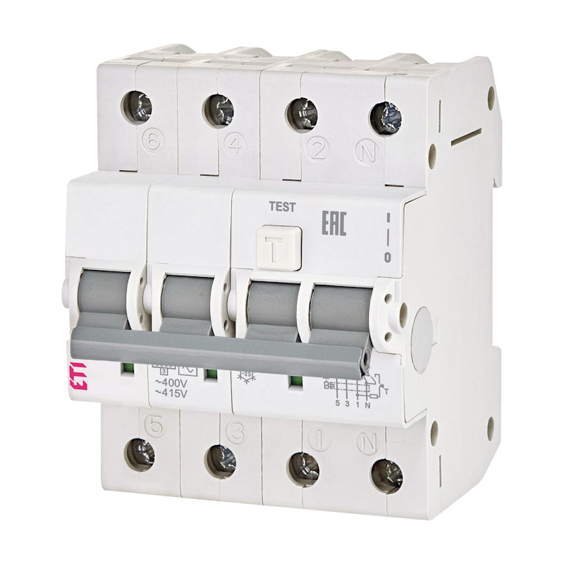 ETI 002174904 FI-LS-Schutzschalter KZS-4M 3p+N A B16/0.03