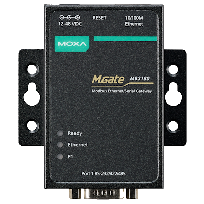 MOXA MB3180 MGate Modbus Gateway Draufsicht