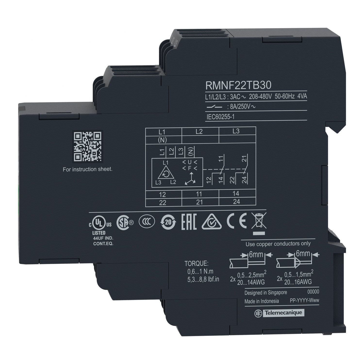 Schneider Electric RMNF22TB30 Netzüberwachung multifunktional NFC