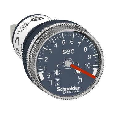 Schneider Electric XB5DTB22 Timer Zeitrelais Fronteinbau Harmony XB5 Kunststoff 22mm