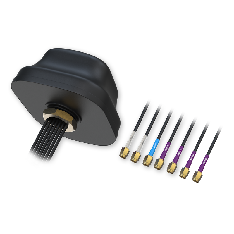 Teltonika PR1KC640 5G Combo Mimo Mobil GNSS Wi-Fi Dach SMA Antenne