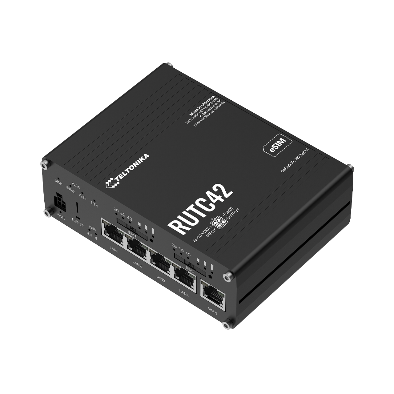 Teltonika RUTC42 Dual Modem 4G Edge Router