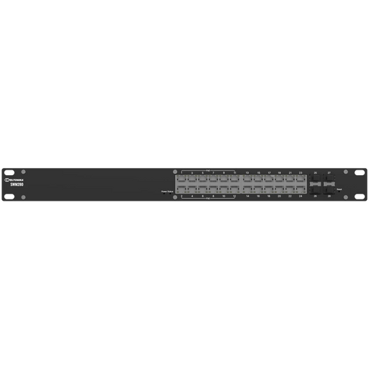 Teltonika SWM280 Managed Switch 24-Port 4 SFP 12 PoE+
