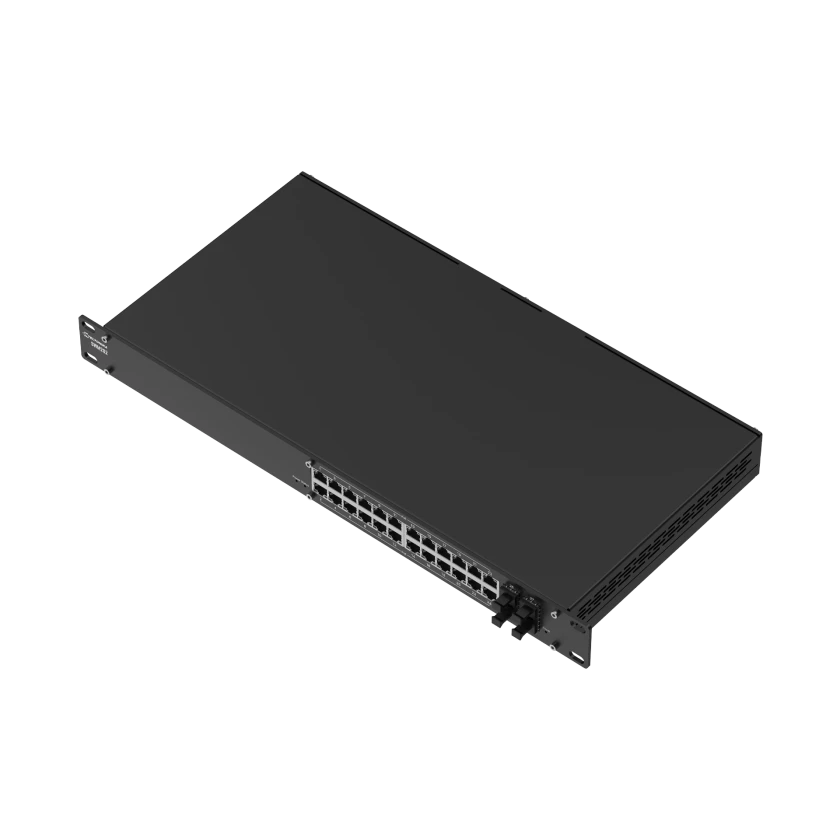 Teltonika SWM282 managed Switch 24-Port 4-SFP 24 PoE+