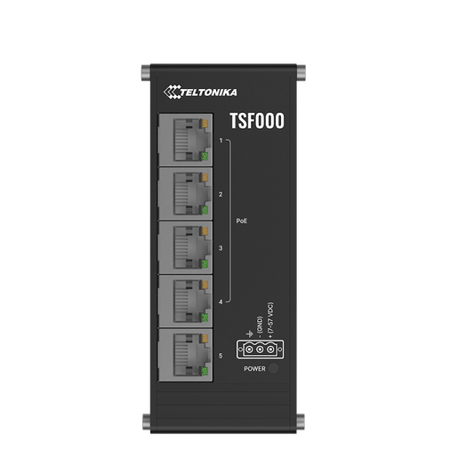 Teltonika TSF000 flacher Netzwerk Switch PoE+