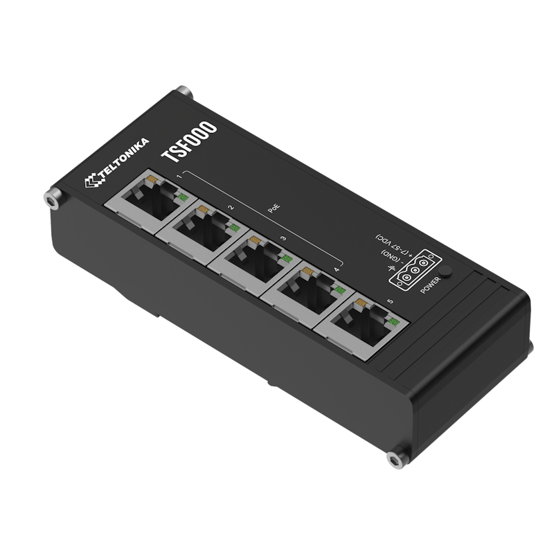 Teltonika TSF000 flacher Netzwerk Switch PoE+