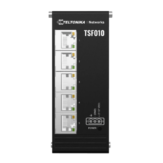 Teltonika TSF010 flacher Ethernet Switch