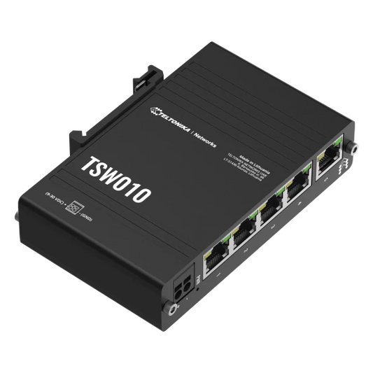 Teltonika TSW010 DIN-Hutschinen Ethernet Switch