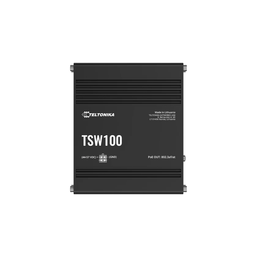 Teltonika TSW100 industrieller PoE+ Ethernet Switch