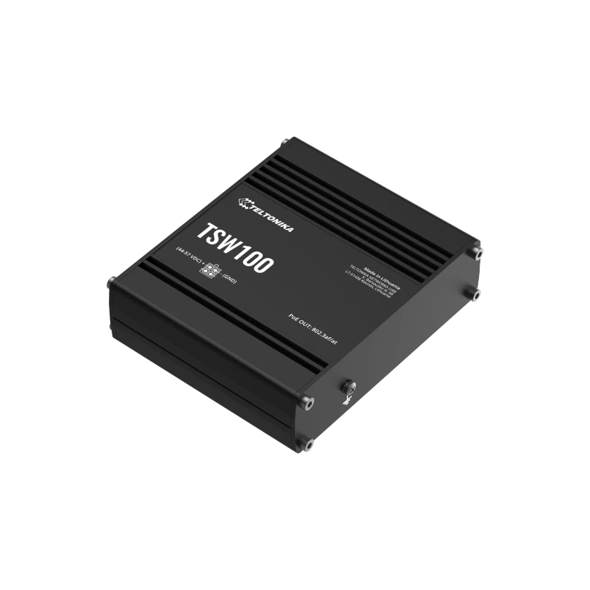 Teltonika TSW100 industrieller PoE+ Ethernet Switch