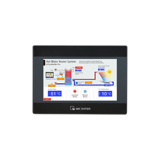 Weintek MT8072iP Bediengerät HMI 7" Breitbild-TFT-Touchscreen, 800x480, Dual Core RISC-Prozessor, Ethernet., USB Host