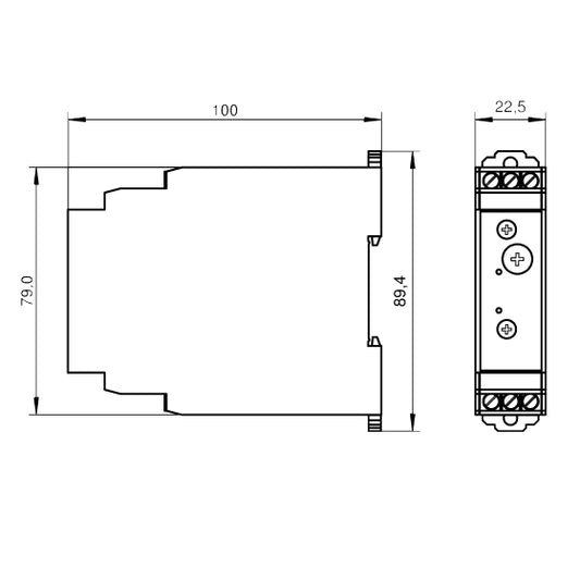 Wieland Electric 81.020.0002.0 ZEITRELAIS FLARE TIME M8-1 Abmessungen
