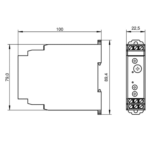 Wieland Electric 81.020.0003.0 Zeitrelais FLARE TIME M8-2 Abmessungen