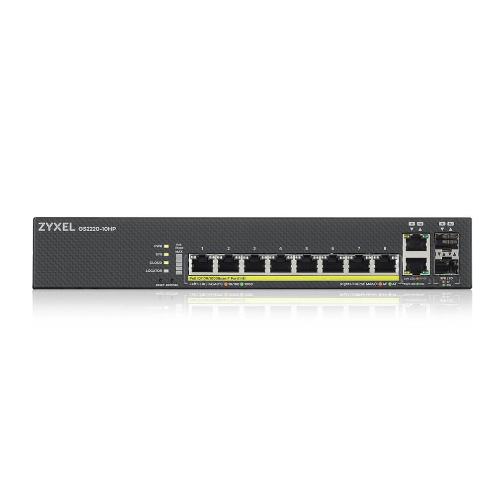 Zyxel GS2220-10HP Layer 2+ Managed Switch
